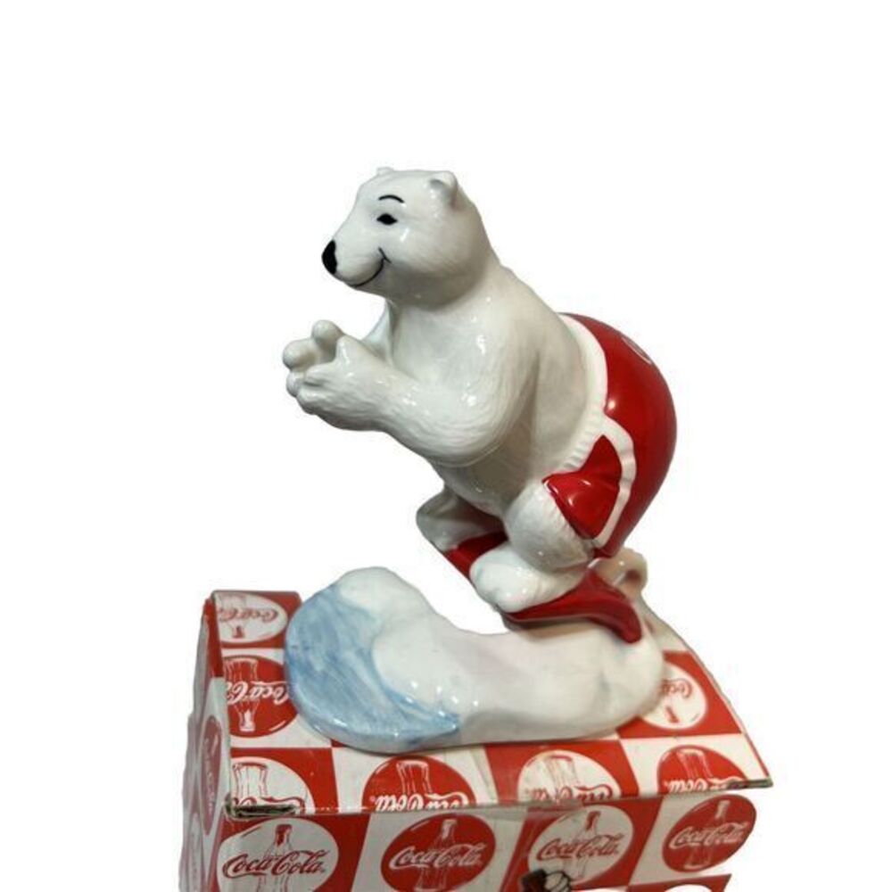 Coca Cola Polar Bear‎ Figurine Always Diving 1996